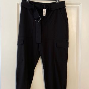 NWT Banana Republic Black Cargo Pants